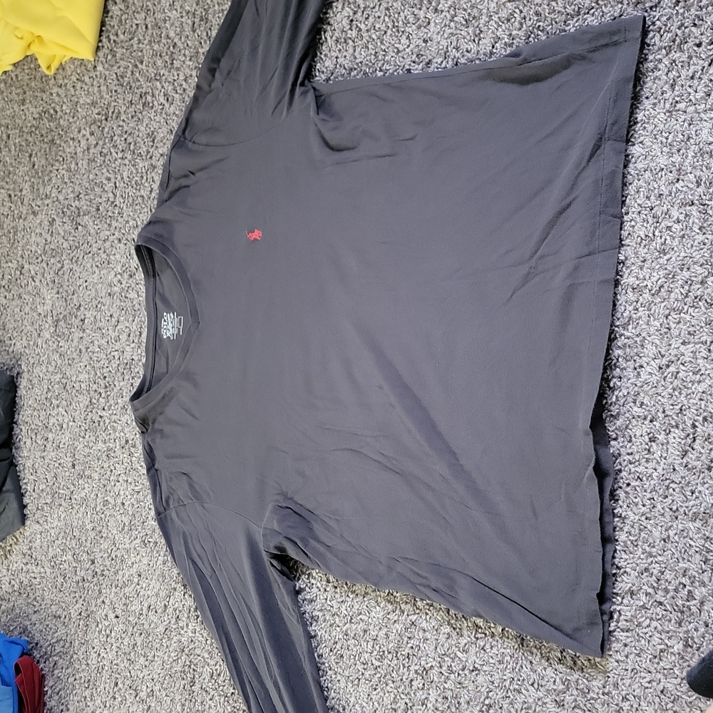 Grey Polo Ralph Lauren vneck long sleeve